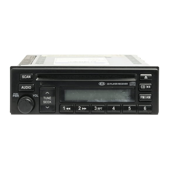 Restored 20032005 Kia Sedona AM FM Radio Receiver SingleDisc CD Player Part 1K5AD66860A (Refurbished)