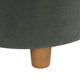thumbnail image 5 of Otomana de almacenamiento HomePop Home Decor Loden, de terciopelo verde, grande, 5 of 7