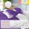 thumbnail image 3 of Purple Waves Bedding 3 Piece Duvet Cover Set Twin Size, Ombre Abstract Art Gradient Modern Soft Microfiber Comforter Cover with Zipper Closure & Pillowcases, Wrinkle & FadeResistant Quilt Cover, 3 of 9