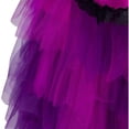 thumbnail image 6 of Women Princess Mal Purple Dress Fancy Halloween Party Evening Ball Gown with Gloves, 6 of 8