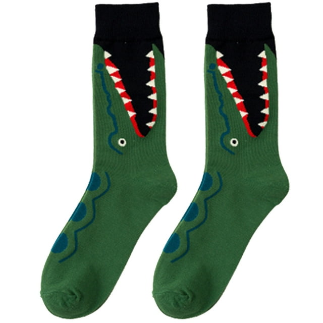 Novelty Crew Socks Creative Patterned Dress Socks Fun Dress Socks for Women Men