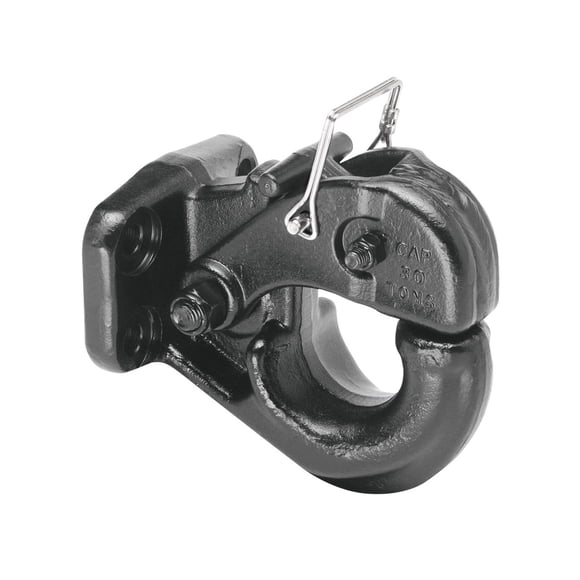Tow Ready Pintle Hook 63016 60000 Pounds Gross Trailer Weight/14000 Pound Vertical Load; Black