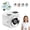 White, variant on Mini Camera Shaped Portable Fan with 199-Speed Adjustable Strong Breeze and Lanyard for Travel Camping Office