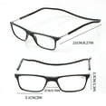 thumbnail image 2 of GJX 2026 New Red Flexible Reading Glasses with Magnetic Closure,Lightweight Frame,+3.00 Strength,Unisex Design,For Reading,Computer,Travel,Office,Daily Use, 2 of 7