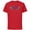 Red, variant on Marvel Super Heroes Avengers Family Vacation Trip Grandpa - Short Sleeve Cotton T-Shirt for Adults - Customized-White