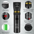 thumbnail image 3 of Solimpia Dog Clipper, LCD Display Dog Grooming Kit, Quiet Cordless Electric Shaver for Dogs, Cats, and Pets, 3 of 9