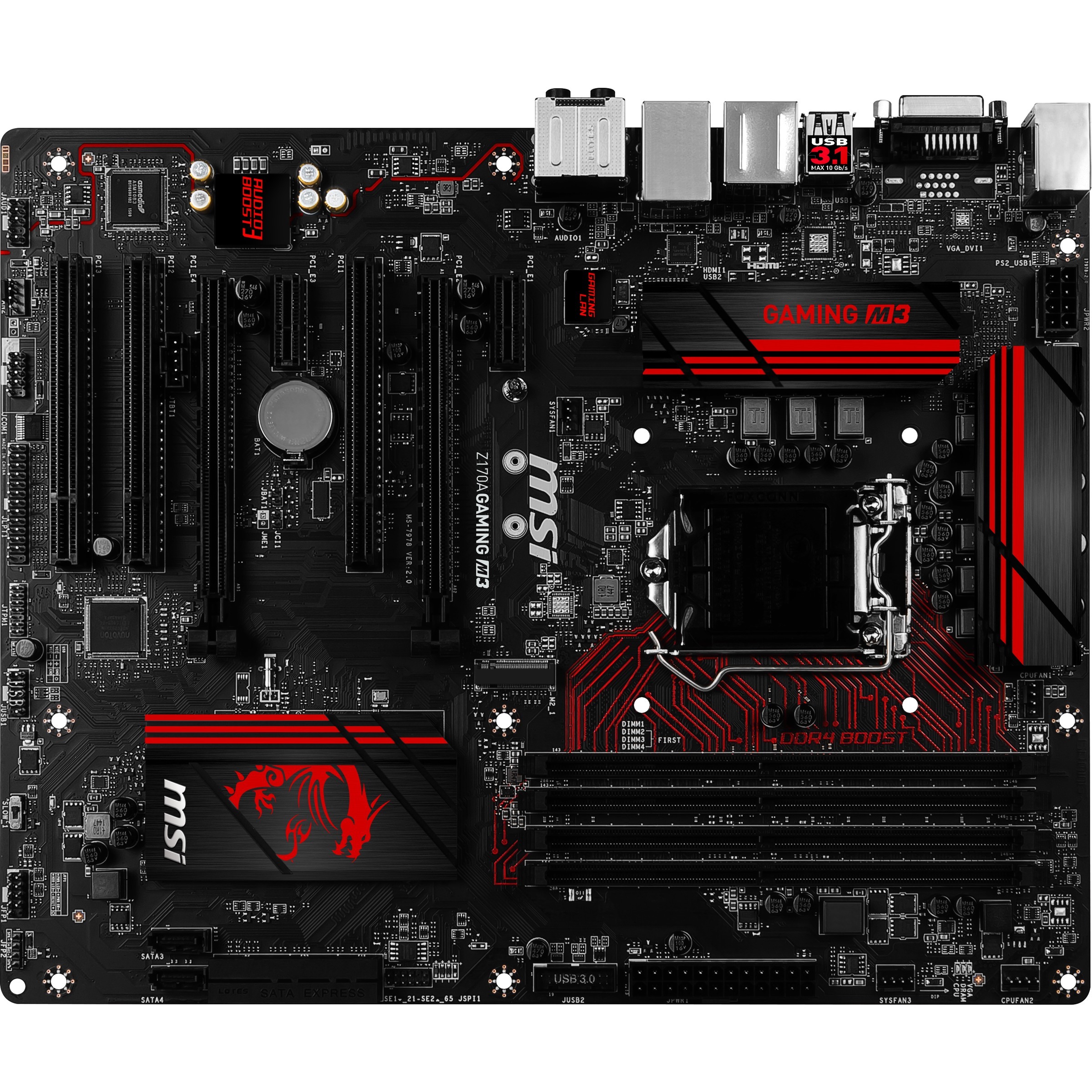 Z170A GAMING M3 Desktop Motherboard