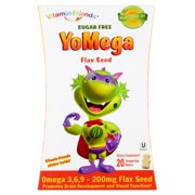 Vitamin Friends YoMega Flax Seed Sugar Free Tangerine Bears, 20 count