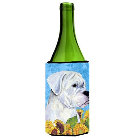 

Boxer In Summer Flowers Wine bottle sleeve Hugger - 24 oz.