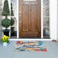 thumbnail image 5 of Yayeee Doormat for Indoor Entrance 32" x 20" Non Slippery Floor Rug, Yellow Sardines Pattern, 5 of 8