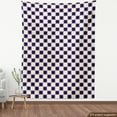 thumbnail image 4 of Ambesonne Geometric Fabric by the Yard Upholstery, Fashion Circles Rounds, 10 Yards, Navy Blue Violet Cream, 4 of 5