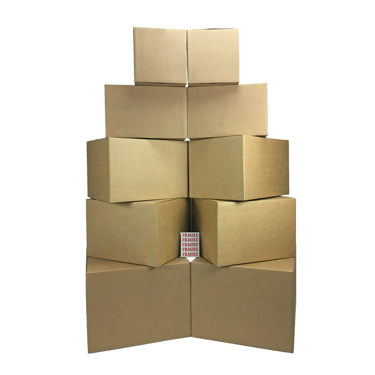 Uboxes 1 Room Wardrobe Moving Kit 10 Packing Boxes and Moving Supplies