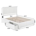 thumbnail image 7 of Madison Platform Bed with Flat Panel Foot Board and 2 Urban Bed Drawers in Multiple Colors and Sizes, 7 of 7