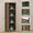 Walnut, variant on Aheaplus Farmhouse Pantry Storage Cabinet - Freestanding Narrow Cabinet with Adjustable Shelves for Kitchen, Bathroom & Utility Room,White Oak