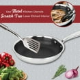 thumbnail image 2 of Brentwood B-FH20, 3 - Ply Hybrid Nonstick Induction Ready Frying Pan Stainless Steel, 8 inch, 2 of 7