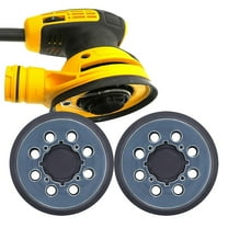 SATC 2Pcs 5 inch Orbital Sander Sanding Pad Abrasive Wheels & Discs Replacement 8-Hole for Polishing