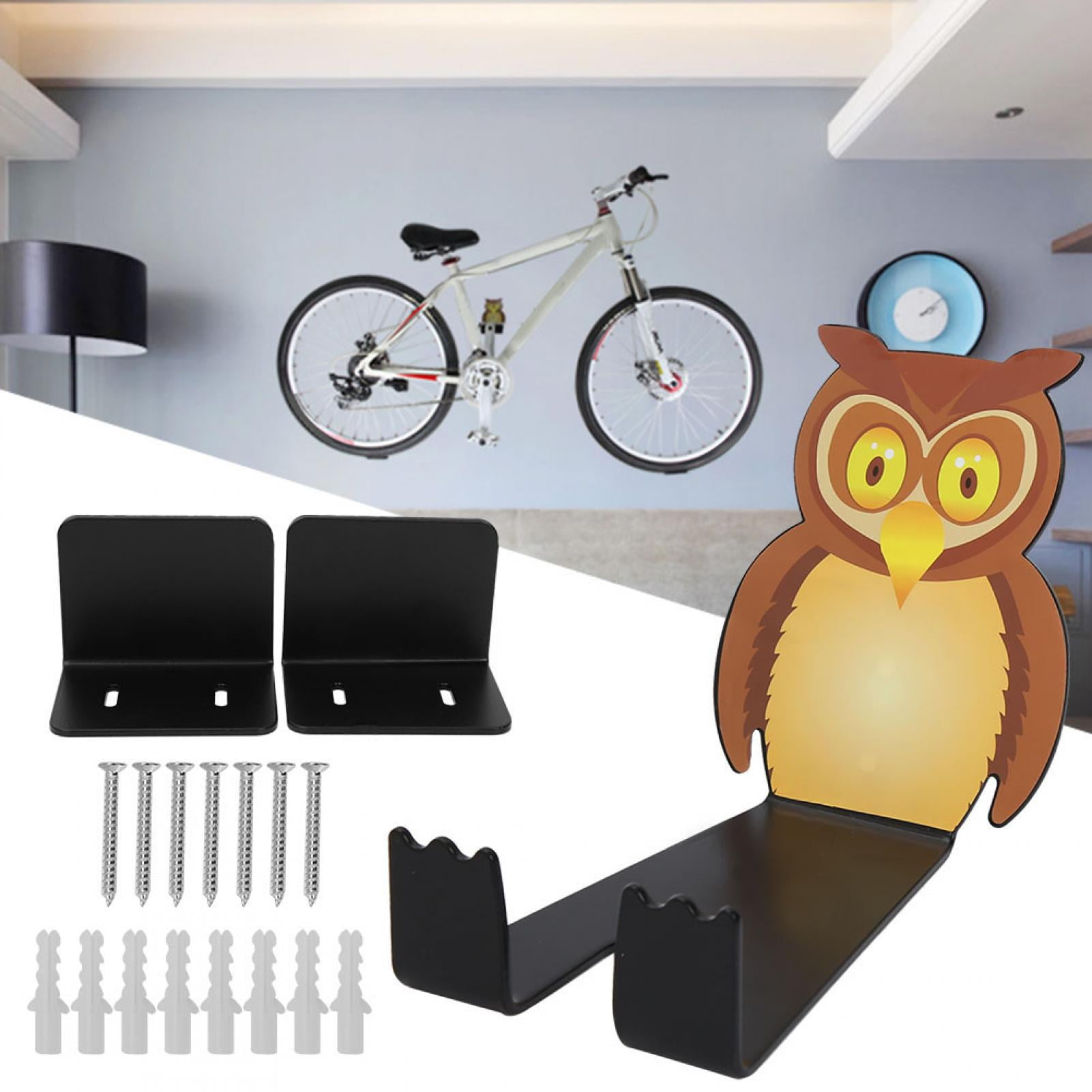 Owl Bicycle Bicycle Wall Holder Hanger Stand Cycling Pedal Tire Storage Rack 