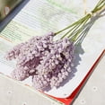 thumbnail image 5 of ZOELNIC 6PCS Artificial Vanilla Mini Foam Berry Spike Artificial Flowers Bouquet Home Wedding Table Decoration (Light Pink), 5 of 5
