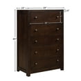 6 Pieces Classic Bedroom Set Home Bedroom Full Size Bed Nightstand