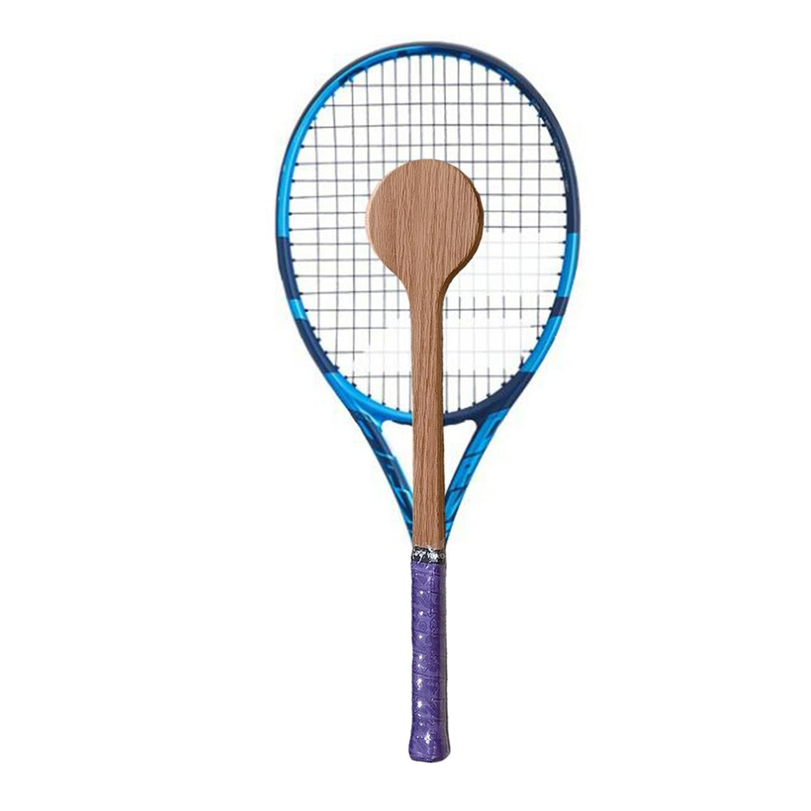 harayaa Racket for Practice Warm up Wooden 300G for Tennisbeginner Mid Tennis Racket Hit Trainer Equipment Tennis Pointer Sweet Spot Practice Purple 300g