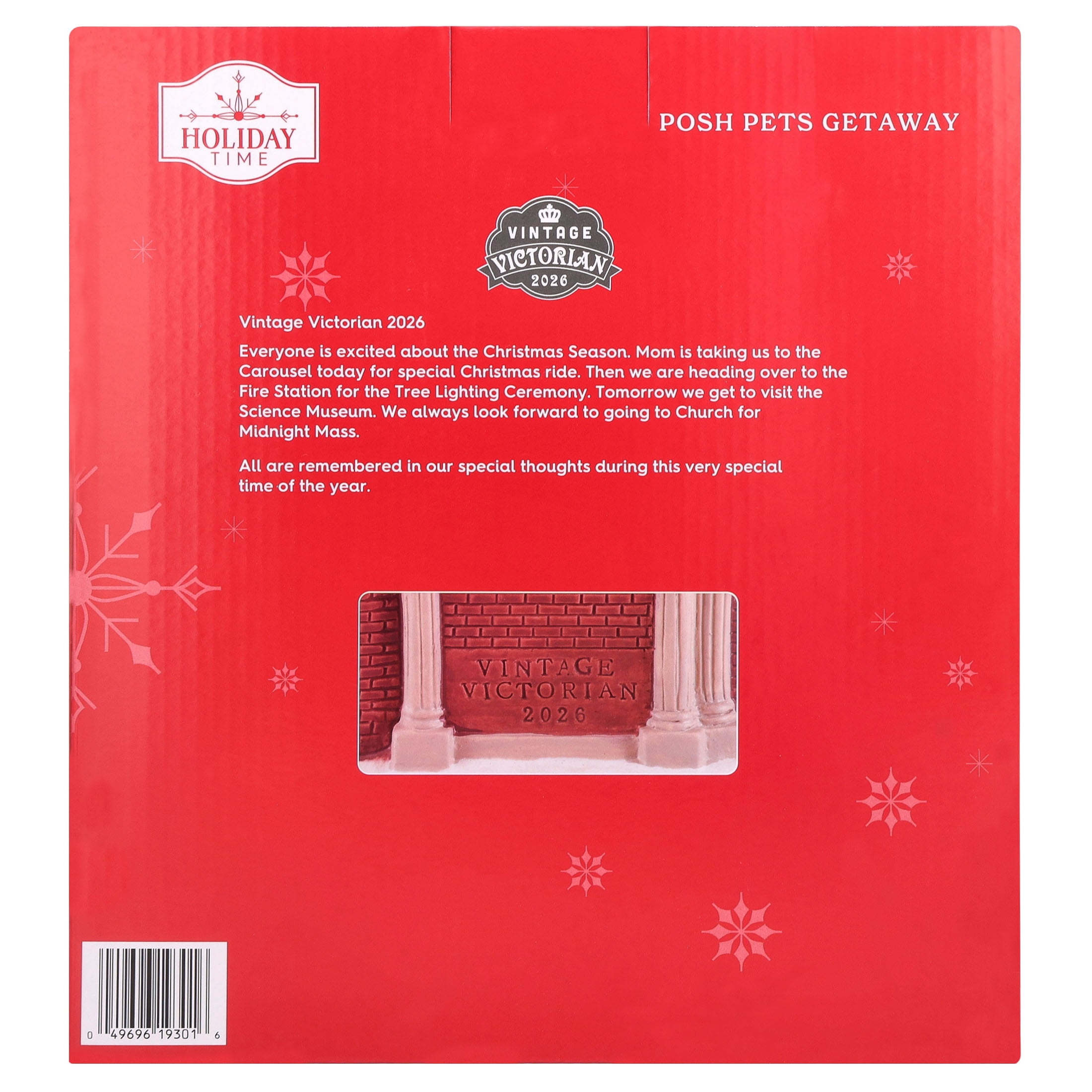 Light-Up Posh Pets Getaway Christmas Village Building, Multicolor, 8.5", by Holiday Time