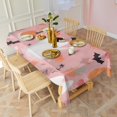 thumbnail image 5 of Pastel Halloween Pattern Rectangle Tablecloth 60"x120",Waterproof Polyester Rectangle Table Cloth, Wipeable Spillproof Polyester Tablecloth for Dining, Camping, Indoor and Outdoor, 5 of 6