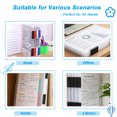 thumbnail image 3 of SAYEEC Plastic File Storage Box, A4 Size Portable Document Box with Black Snap, Photo Paper Holder for Home, Office, 3 of 8