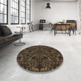 thumbnail image 4 of Ahgly Company Machine Washable Indoor Rectangle Transitional Brown Area Rugs, 2' x 3', 4 of 7