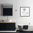 thumbnail image 2 of Stupell Industries Bathroom Hygiene & Lavender Sprigs Floral Painting Black Framed Art Print Wall Art, 24 x 24, 2 of 8