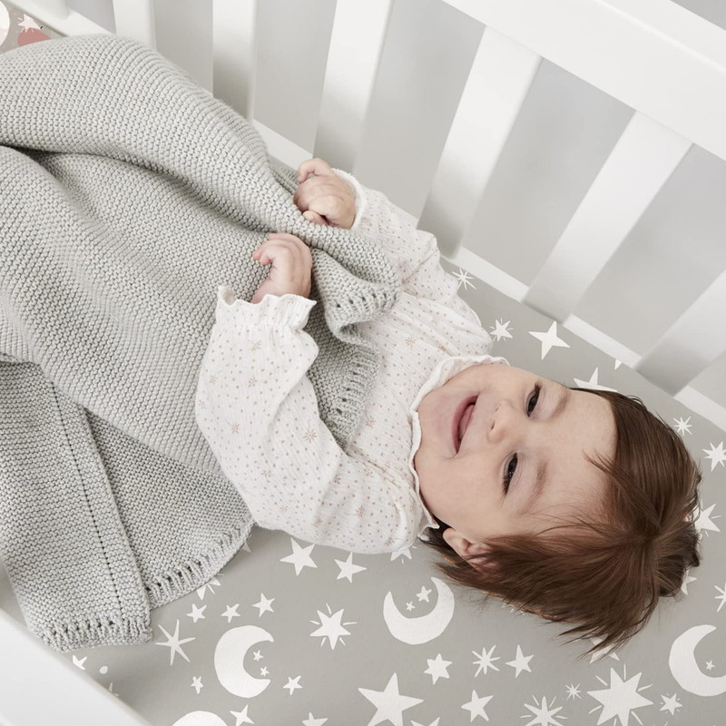 Bimocosy 3-Pack Crib Sheets for Standard Crib & Toddler Mattresses, Super Soft & Breathable Fitted Sheets for Baby Girl & Boy, （Dinosaur）