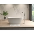 thumbnail image 2 of Modern Diatomite Quick-Dry Stone 34x21"  Large Bathroom Mat in Natural White, 2 of 5