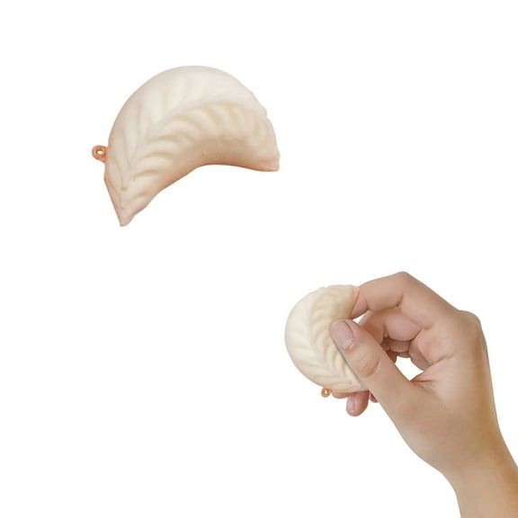 DAMAI Dumpling Squishy, Giant Dumpling Squishy, Mega Rainbow Dumplings Fidget, Cute Anxiety Relief Fidget Tool, Soft Squeeze Decompression Dough for Adults