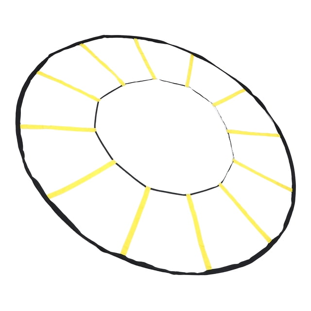 Circular Agility Training Ladder, Long Lasting 12 Rung Enhance Coordination Portable Improve Speed Circular Agility Trainer for Soccer Basketball