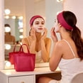 thumbnail image 6 of 18 Pcs Spa Party Favors Set for Women, Red Spa Gift Set with Tote Bags, Soft Headbands and Sleep Eye Masks, Relaxation Party Supplies for Bridal Shower, Birthday, Girls Night, Self Care Gifts, 6 of 6