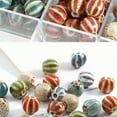 thumbnail image 5 of 20pcs 11mm watermelon ceramic beads – fruit round beads for DIY jewelry making, bracelet necklace craft supplies, 5 of 5