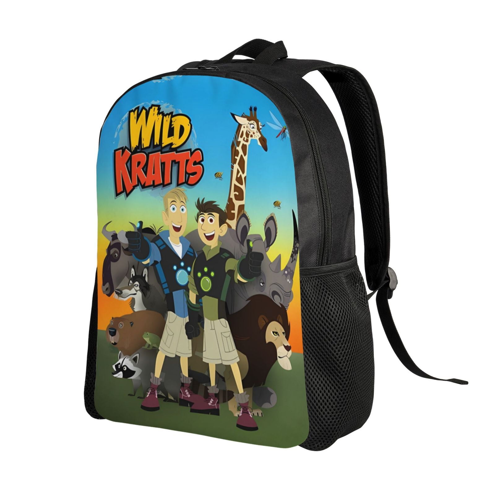 Wild Kratts Backpacks For Men Women Book Bag Travel Hiking Camping Work