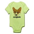 thumbnail image 1 of CafePress - Corgeek - Baby Light Bodysuit, 1 of 1