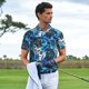 thumbnail image 3 of Fotbe Turtle，Shell Algae Starfish Coral Camiseta Polo de Golf para Hombre con Estampado – Camisa Deportiva Transpirable con Cuello Abotonado-Medium, 3 of 6