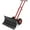 Black, variant on Lumiparty Snow Shovel with Wheels, Heavy Duty Double Rod Wheeled Snow Pusher with 29"W X 14.2"H Metal Blade, Angle & Height Adjustable Handle for Driveway Sidewalk Yard, Blue