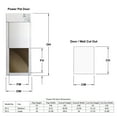 thumbnail image 5 of Power Pet Large Electronic Pet Door PX-2, 5 of 6