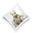 thumbnail image 4 of POPCreation Brown Teddy Bear Throw Pillow Case Vintage Cushion Cover 18x18 inches, 4 of 4