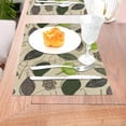thumbnail image 5 of ZNDUO Placemats, 4 PCS Heat Resistant Stain Resistant Woven PVC Insulation Placemats, Durable Washable Elegant Table Mats for Dining-Leaf Texture Design, 18"x12", 5 of 6