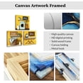 thumbnail image 5 of CCWACPP Laundry Room Decor Wall Art Yellow Laundry Sign Picture Canvas Farmhouse Wash Dry Fold Painting Rustic Bathroom Hotel Decor Framed (16.00" x 16.00" x 3PCS), 5 of 5