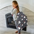 thumbnail image 3 of Christmas Bags Drawstring,Dark Christmas Snowman Pattern Large Xmas Christmas Gift Bags,Reusable for Xmas and New Year Party Favors and Supplies,27.6" X 19.7", 3 of 5