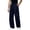 Navy, variant on Mens Casual Sweatpants Solid Color Drawstring Elastic Waist Straight Leg Trousers Relaxed Fit Workout Pants