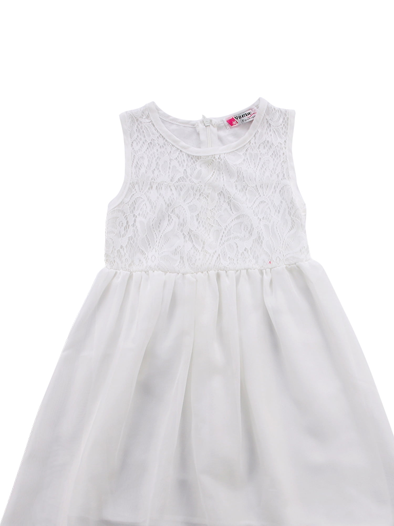 kids white lace dress