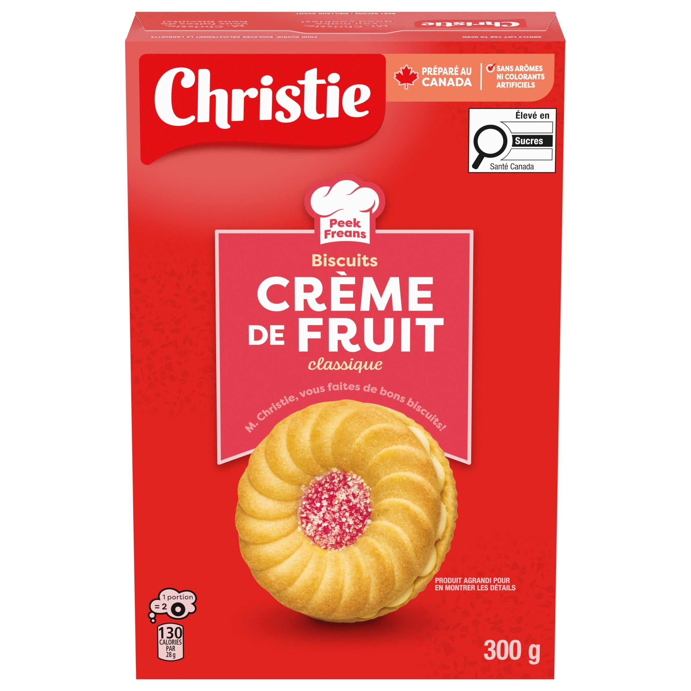Biscuits crème de fruit de Peek Freans