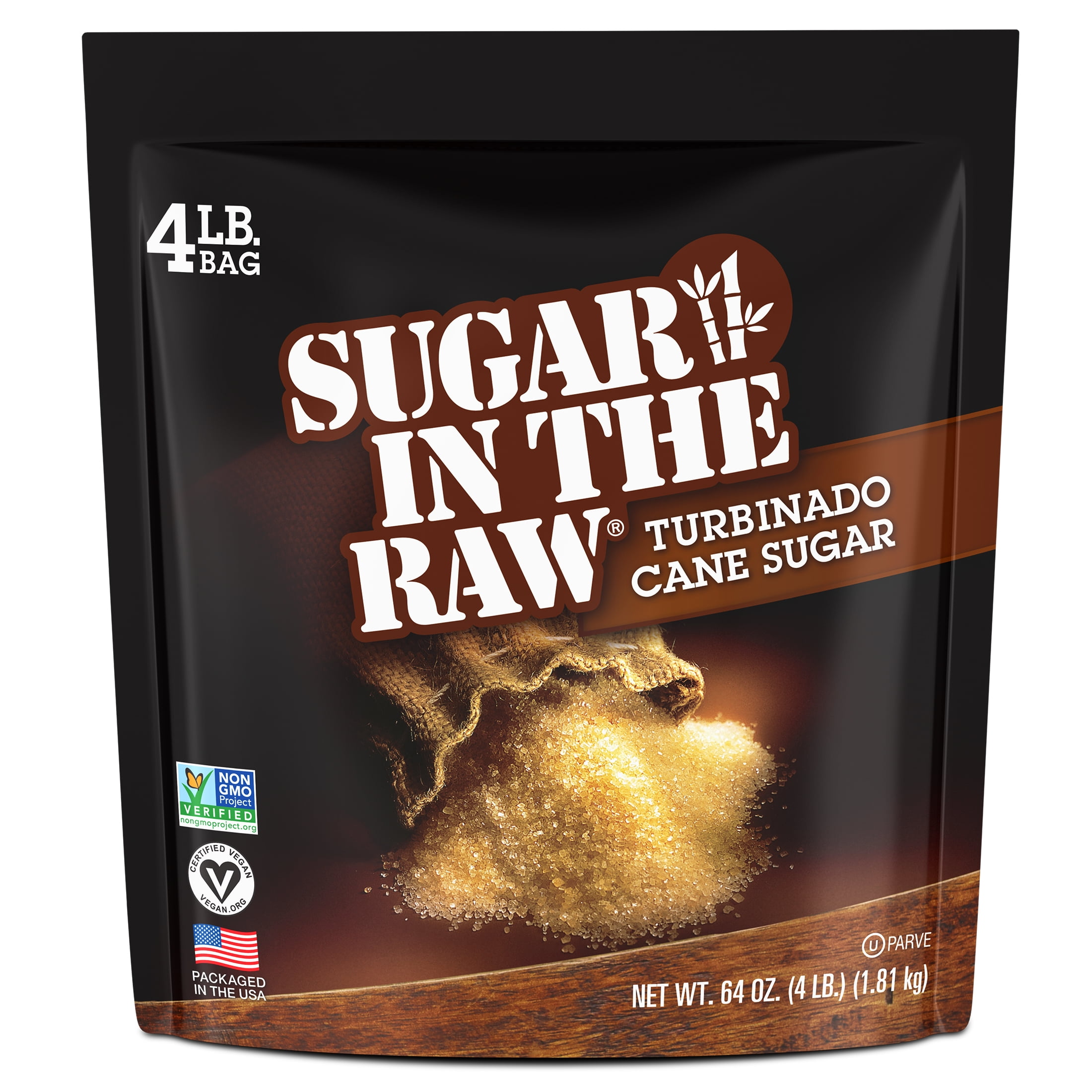 Sugar In The Raw Natural Cane Turbinado Sugar, 96 oz, Minimally