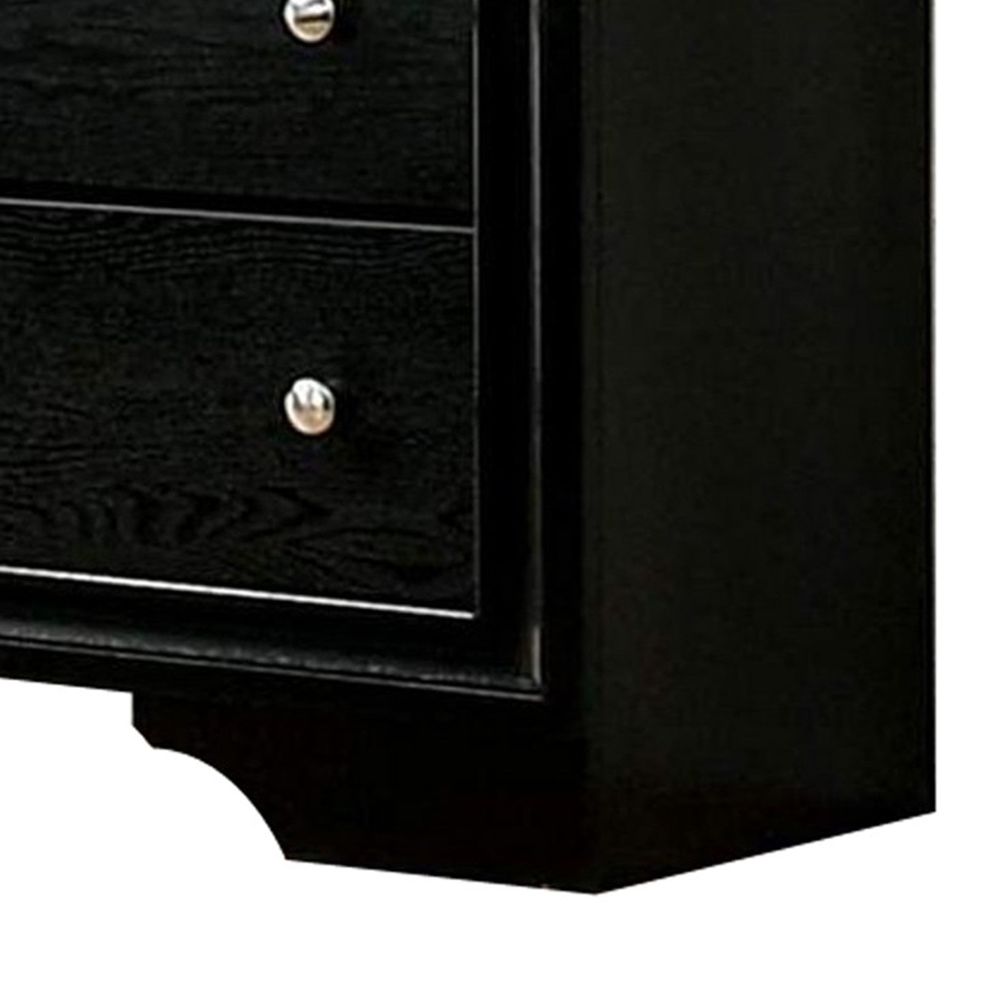 Bedroom Black Dresser with Silver Trim Accent, 2 Jewelry Drawers and 6 Storage Drawers - Walmart.com Bedroom Black Dresser with Silver Trim Accent, 2 Jewelry Drawers and 6 Storage Drawers - Walmart.com