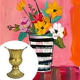 thumbnail image 6 of deevoka Oil Painting Half Vase Easy to Install Rustic Unique Oil Painting Decoration D, 6 of 9